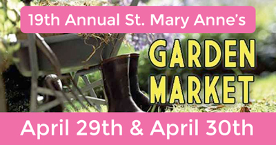 St. Mary Anne's Garden Market Small Banner