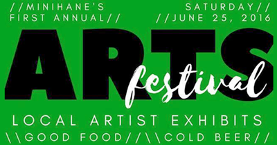 Minihane's Arts Festival Small Banner