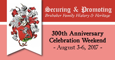 300th Brubaker Reunion - Marlyand Author Sharon Brubaker