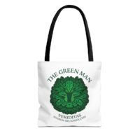 The Green Man Summer Face Tote Bag